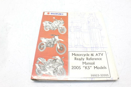 Suzuki Motorcycle & ATV Ready Reference MANUAL 2005 K5 Manual