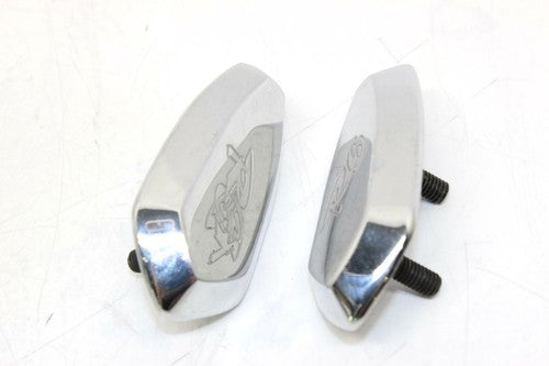 1999-2007 Yamaha R6 Yzf-R6 Yzfr6 Chrome Mirror Plugs Oem