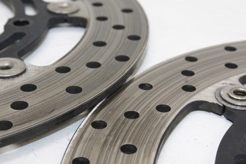 2007 Yamaha Fz6 Front Left Right Brake Rotors Discs 5vx-2581t-01-00 OEM