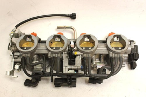 13-15 KAWASAKI NINJA ZX6R ZX636F ABS MAIN FUEL INJECTORS / THROTTLE BODIES OEM
