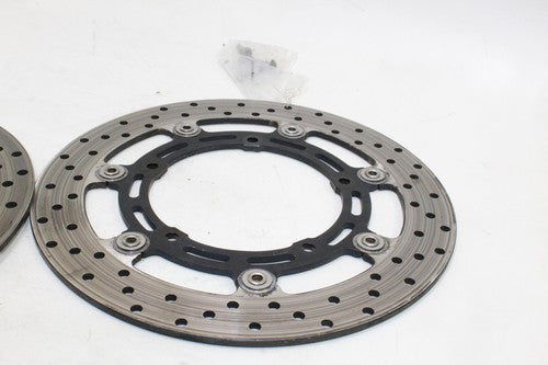 2007 Yamaha Fz6 Front Left Right Brake Rotors Discs 5vx-2581t-01-00 OEM
