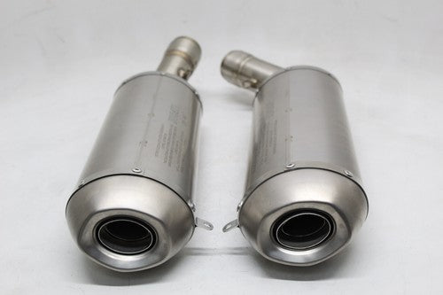 Ducati 1098 1098R 1198 848 EXHAUST PIPE MUFFLER Akrapovic Titanium Twin Silencer