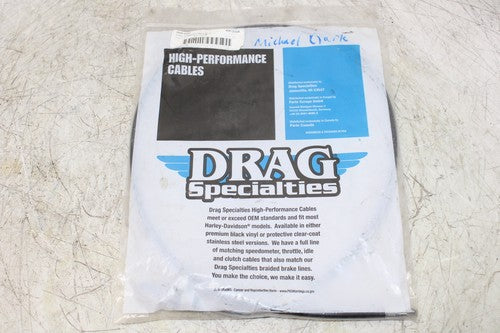 Black Vinyl Front Wheel Drive Speedometer Cable - 0655-0041 41.5''