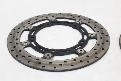 2007 Yamaha Fz6 Front Left Right Brake Rotors Discs 5vx-2581t-01-00 OEM