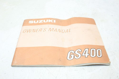 1978 Suzuki Gs400x Original Owners Manual Book