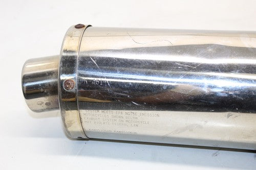 2004 Kawasaki Ninja Zx6r Zx636c Exhaust Pipe Muffler Slip On Can Silencer