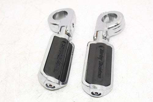 2004 Harley-davidson Road Glide Efi Fltri Front Foot Pegs Steps Set Pair Chrome