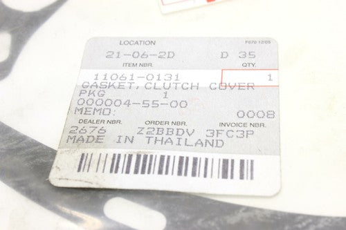 New Kawasaki 2003-2007 AN112 Clutch Cover Gasket 11061-0131 OEM