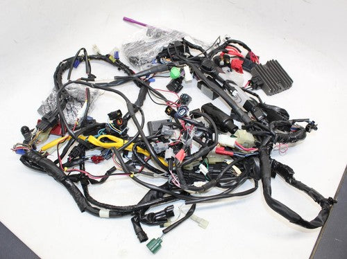 2011 Yamaha YZF R6 MAIN ENGINE WIRING HARNESS MOTOR WIRE LOOM With ECU