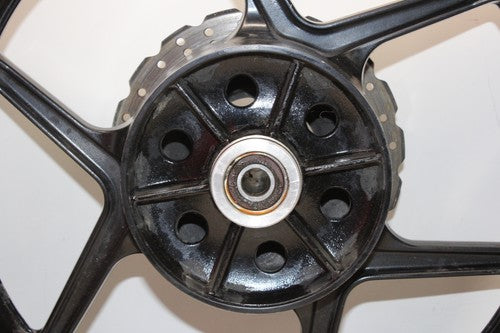 2010 Kawasaki Ninja 250r Ex250j Rear Back Wheel Rim With Rotor