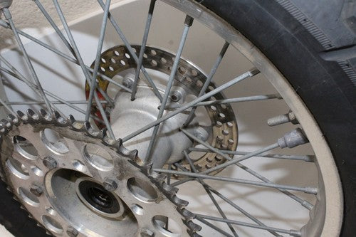 1996 Husaberg Fe350 Te350 Rear Back Wheel Rim Tire W/ Sprocket OEM