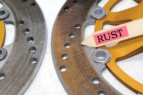 1994 Suzuki Rf900r Front Left Right Brake Rotors Discs