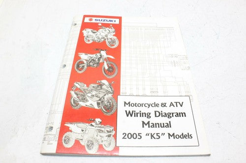 Suzuki Service Manual Book Motorcycle & ATV Diagram MANUAL K5 2005