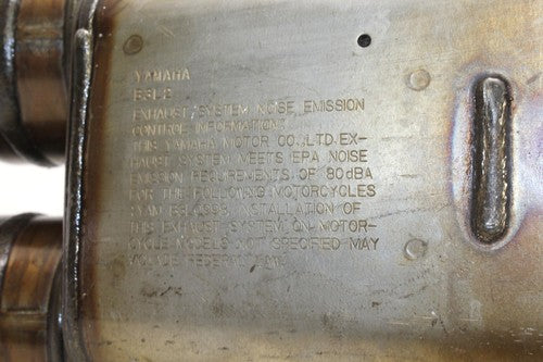 2021 Yamaha Yzf-r1 S Exhaust Mid Chamber Pipe Assembly OEM