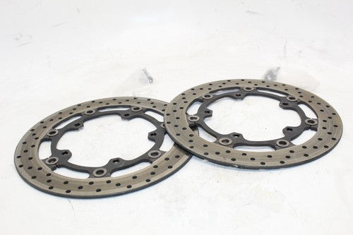 2009 Yamaha Yzf R6s Front Left Right Brake Rotors Discs