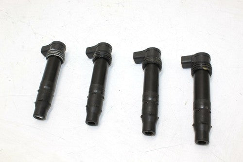 03-04 Kawasaki Ninja Zx6r 636 Ignition Coil Spark Plug Caps OEM