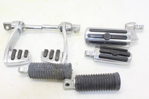 Harley-davidson Foot Rests Pegs Steps Set Pair Oem