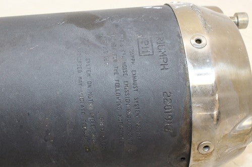 2005 Triumph Daytona 650 Exhaust Pipe Muffler Slip On Can Silencer