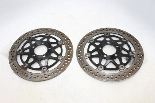 2007 Kawasaki Zzr600 Front Left Right Brake Rotors Discs
