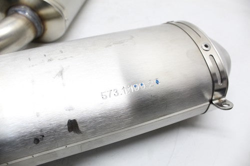 2008 Ducati 1098 848 EVO EXHAUST PIPE MUFFLER SLIP ON CAN SILENCER
