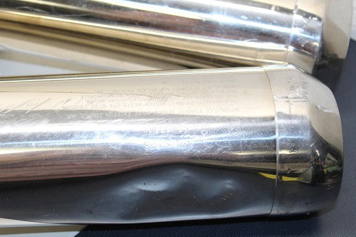 2010 Kawasaki Ninja Zx14 Zx1400c Exhaust Pipe Muffler Slip On Can Silencer