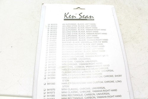 Right Side Rear View Mirror "KEN SEAN' For Yamaha ,GX,ZR,Harley-Davidson