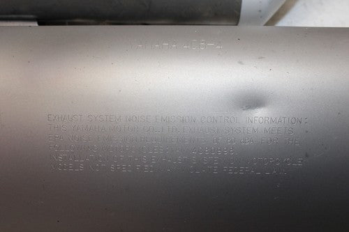 2008 Yamaha YZF R1 EXHAUST PIPE MUFFLER SLIP ON CAN SILENCER PAIR