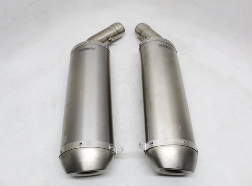 Ducati 1098 1098R 1198 848 EXHAUST PIPE MUFFLER Akrapovic Titanium Twin Silencer