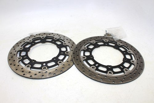 2007 Yamaha Yzf R6 Front Left Right Brake Rotors Discs
