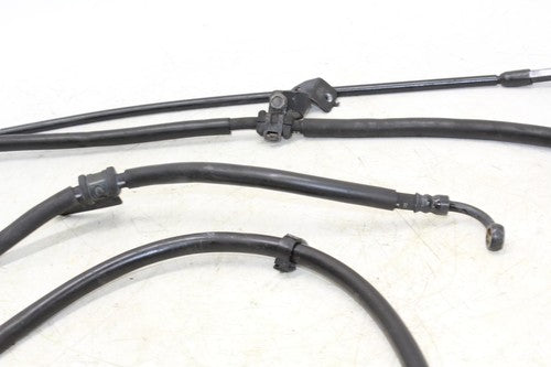 07-09 Yamaha Fz6 Front & Rear Brake Caliper Hoses Lines W/Clutch Cable OEM