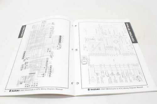 2007 "K7" Suzuki Motorcycle /ATV Wiring Diagram Manual