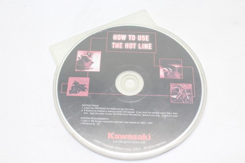 2007 Kawasaki Motorcycles/ATV/Dirtbikes "How To Use The Hot Line" Disc