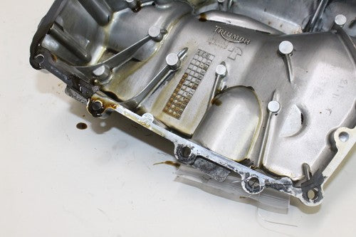 2012 Triumph Daytona 675 Engine Motor Bottom Oil Pan Cover OEM