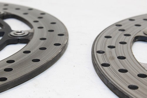 2007 Yamaha Fz6 Front Left Right Brake Rotors Discs 5vx-2581t-01-00 OEM