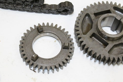 1993 Yamaha Virago 1100 Xv1100 Cam Chain With Guides & Gears W/ Springs OEM