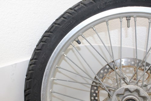 1996 Husaberg Fe350 Te350 Front Wheel Rim TIre W/ Rotor OEM