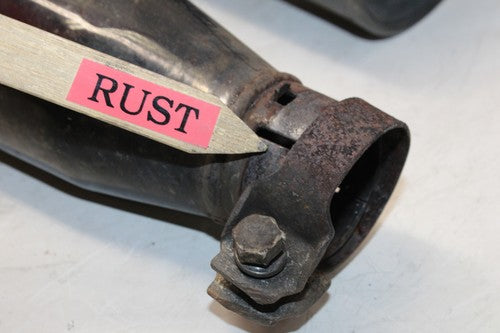 1983 Kawasaki Gpz750 Zx750a Exhaust Pipe Muffler Slip On Can Silencer