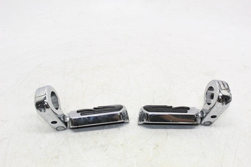 2004 Harley-davidson Road Glide Efi Fltri Front Foot Pegs Steps Set Pair Chrome