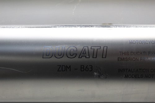 Ducati 1098 1098R 1198 848 EXHAUST PIPE MUFFLER Akrapovic Titanium Twin Silencer