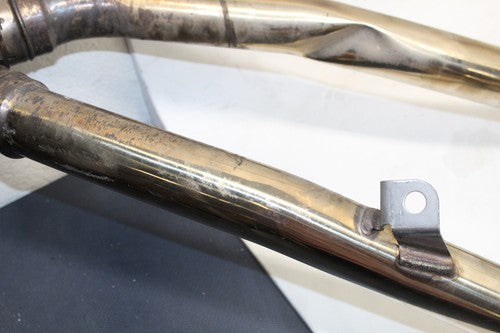 2010 Kawasaki Ninja Zx14 Zx1400c Exhaust Pipe Muffler Slip On Can Silencer