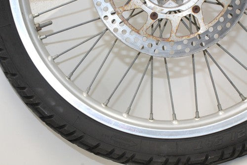 1996 Husaberg Fe350 Te350 Front Wheel Rim TIre W/ Rotor OEM