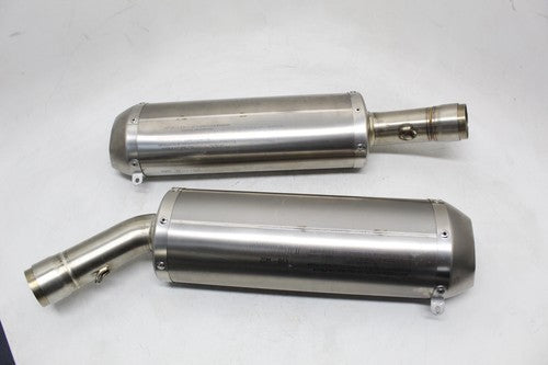 Ducati 1098 1098R 1198 848 EXHAUST PIPE MUFFLER Akrapovic Titanium Twin Silencer