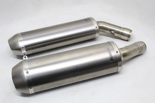 Ducati 1098 1098R 1198 848 EXHAUST PIPE MUFFLER Akrapovic Titanium Twin Silencer