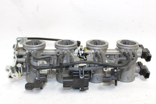 13-15 KAWASAKI NINJA ZX6R ZX636F ABS MAIN FUEL INJECTORS / THROTTLE BODIES OEM