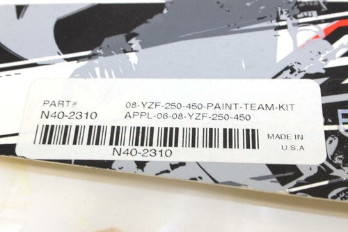 2008 Suzuki Rmz450 N-Style Graphics Paint Team Kit 2 N40-2310 NEW + COVER SEAT