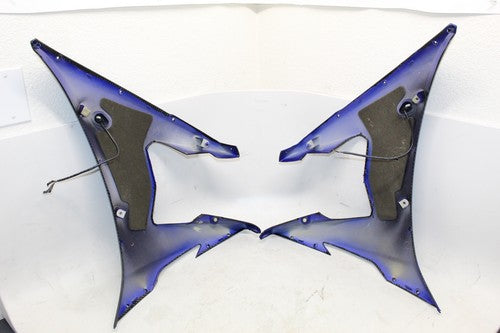2009 Yamaha Yzf R6s Left Right Lower Mid Upper Side Fairing Cowl Set OEM Carbon