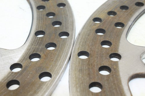 2002 Bmw K1200lt Front Left Right Brake Rotors Discs (one Is Minor Bent)