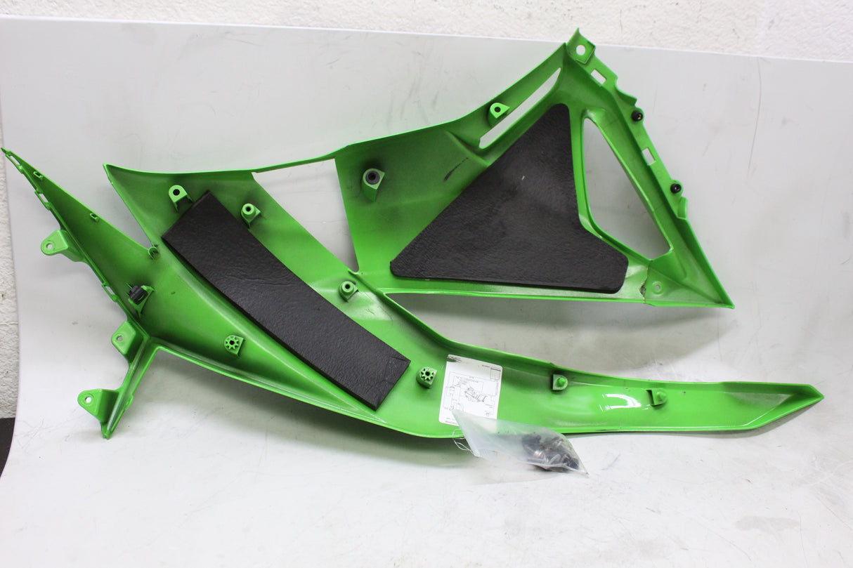 2009 Kawasaki Ninja ZX6R OEM LEFT LOWER MID UPPER SIDE FAIRING COWL
