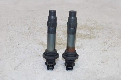 18-23 KAWASAKI NINJA 400 OEM IGNITION COILS COIL SPARK PLUG CAPS PAIR