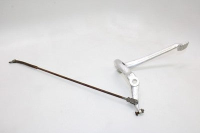 74-76 BMW R90 6 OEM RIGHT REARSET BRAKE FOOT PEDAL W ROD